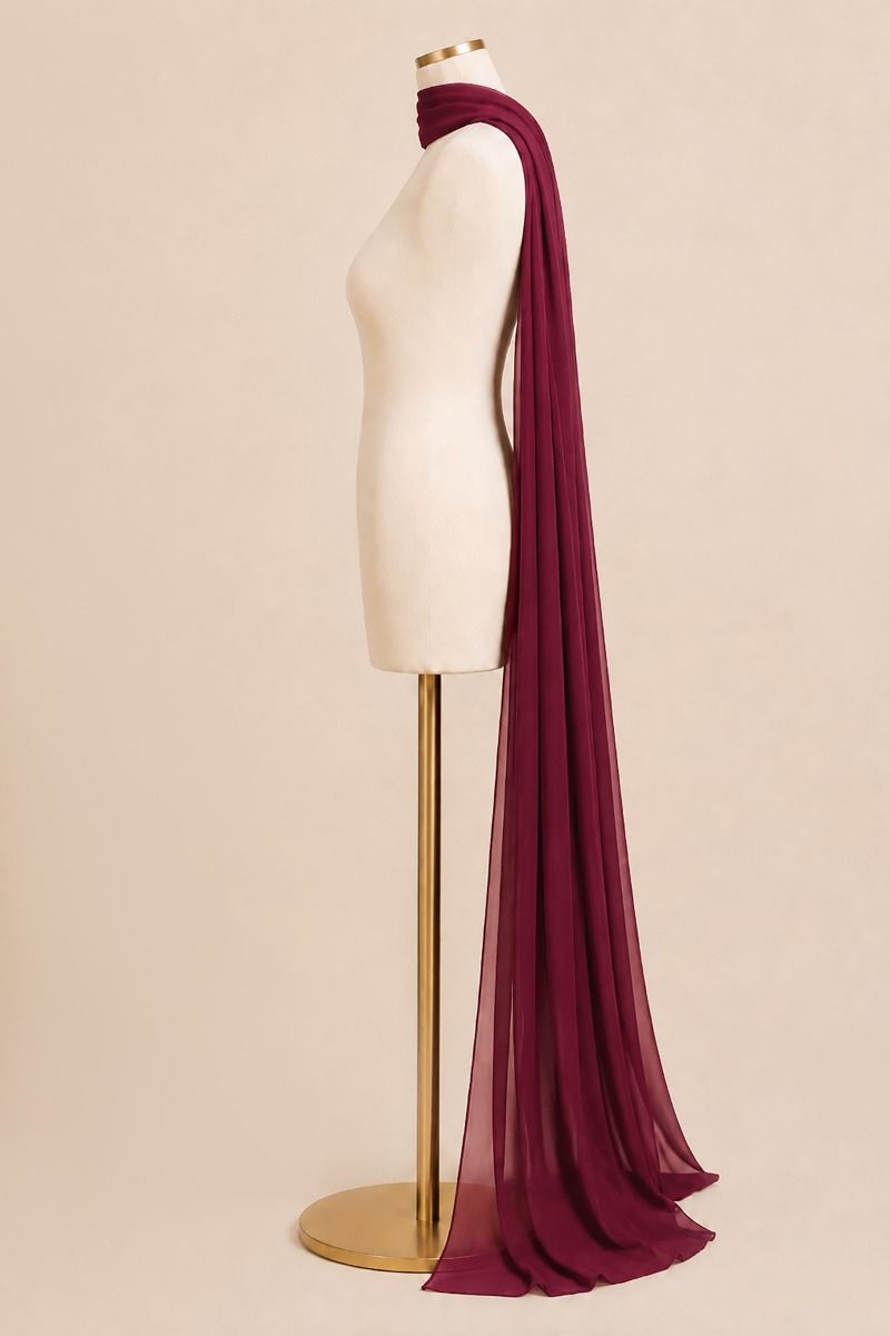 Lightweight Chiffon Scarf