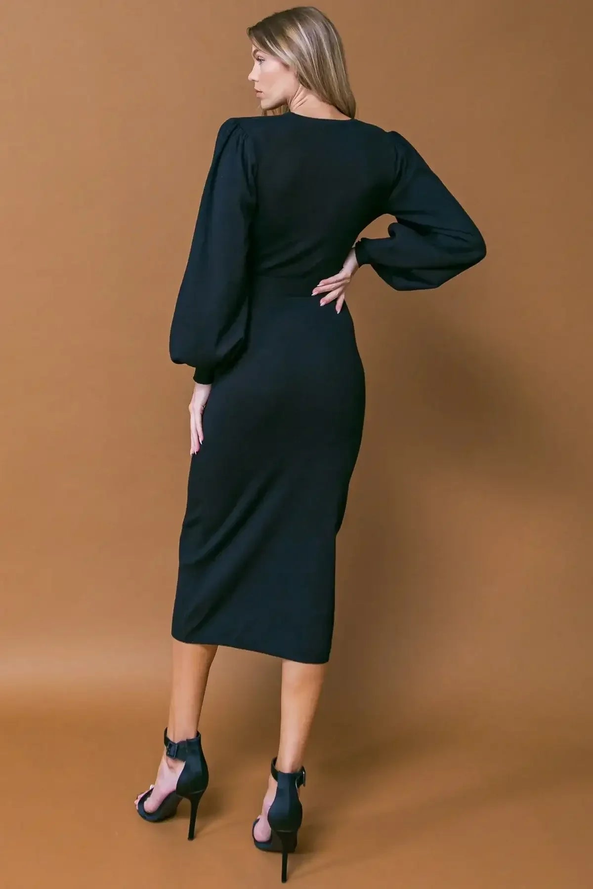 MATILDA MIDI LONG SLEEVE SWEATER DRESS
