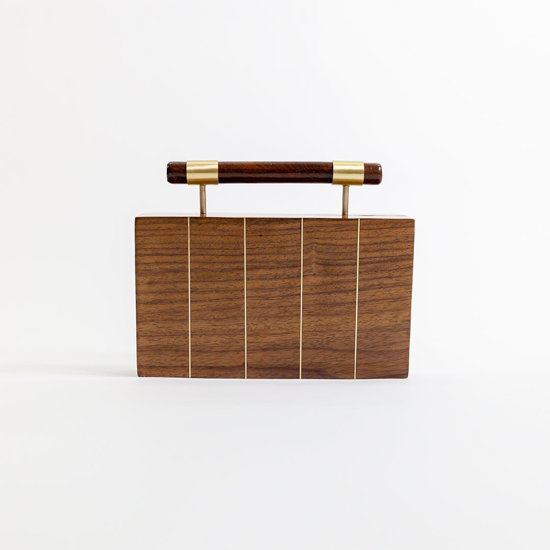 Brasswood Briefcase Clutch