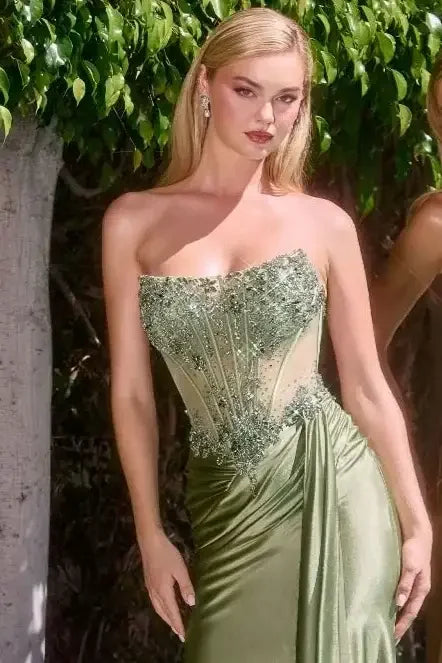 Anne Gown - Mermaid Dress With Corset Bodice