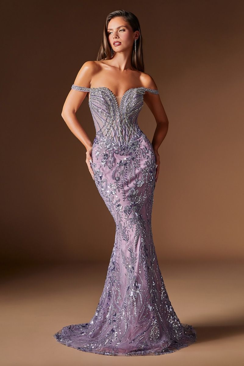 Esperanza Gown - Crystal Embellished Formal Evening Dress