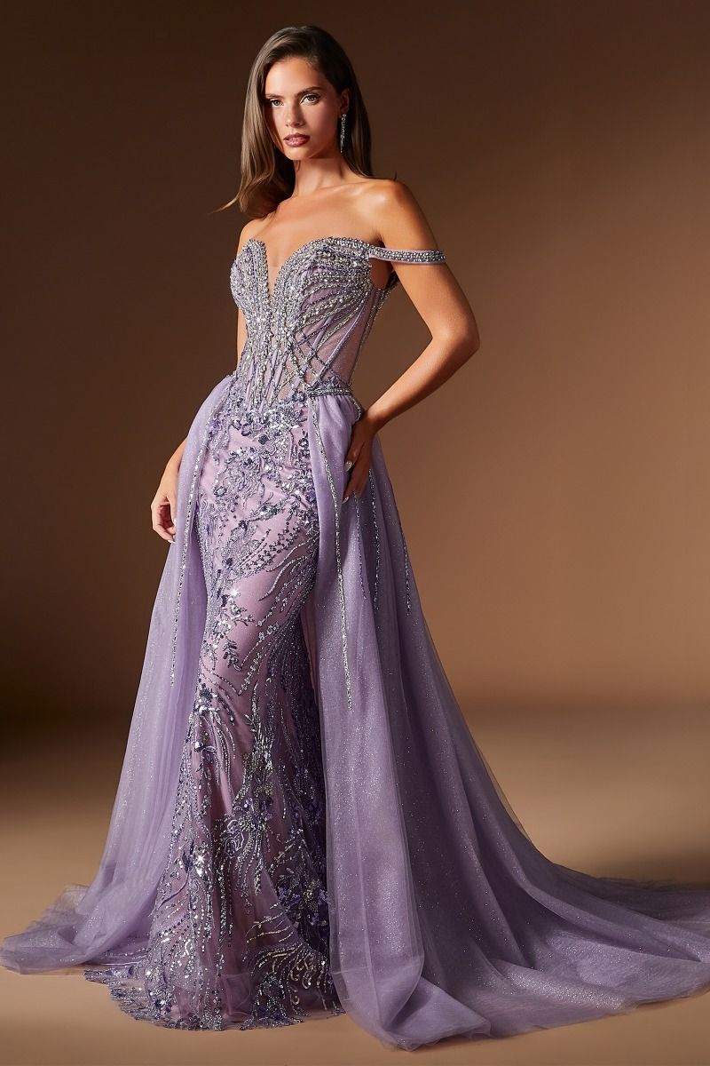 Esperanza Gown - Crystal Embellished Formal Evening Dress