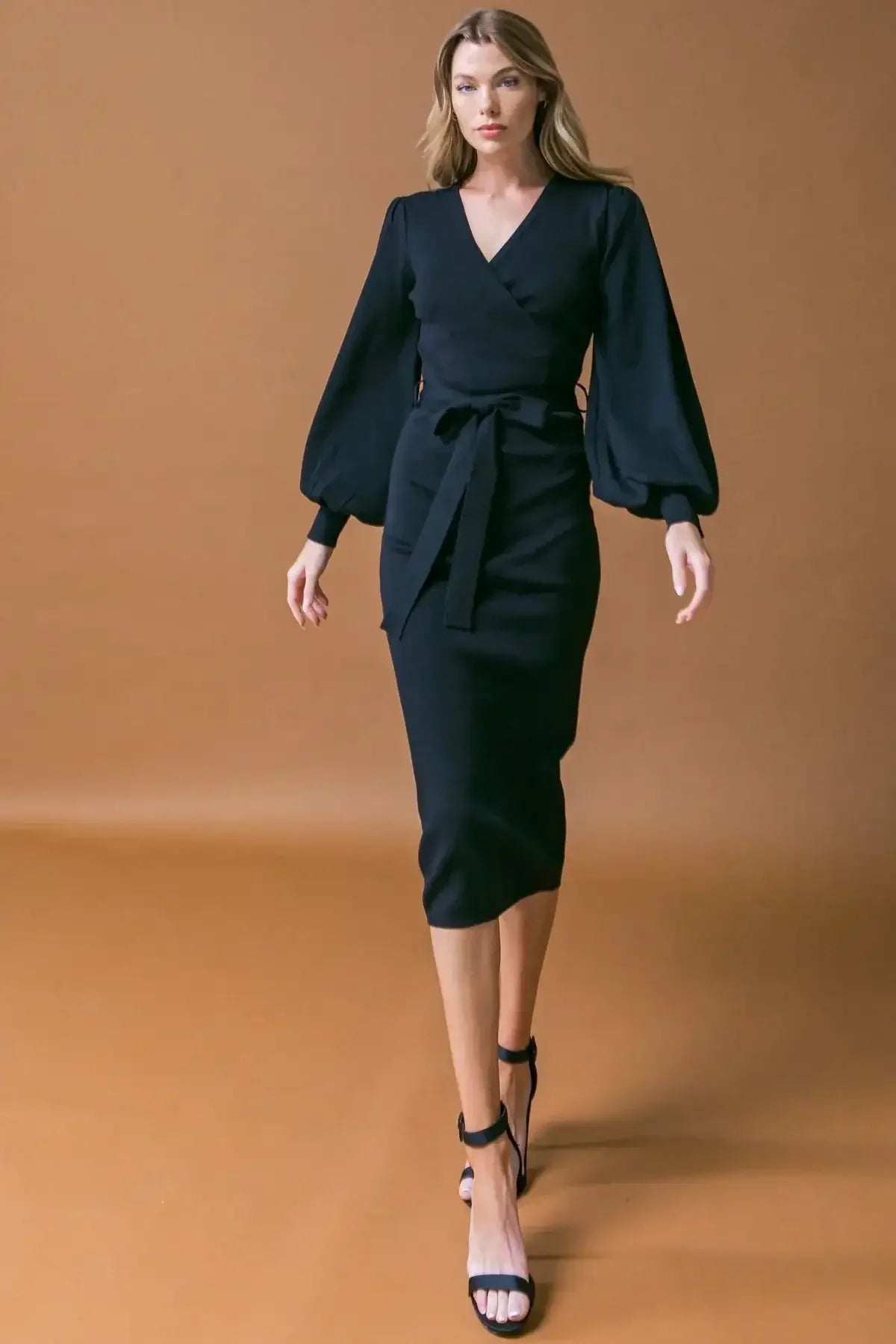 MATILDA MIDI LONG SLEEVE SWEATER DRESS