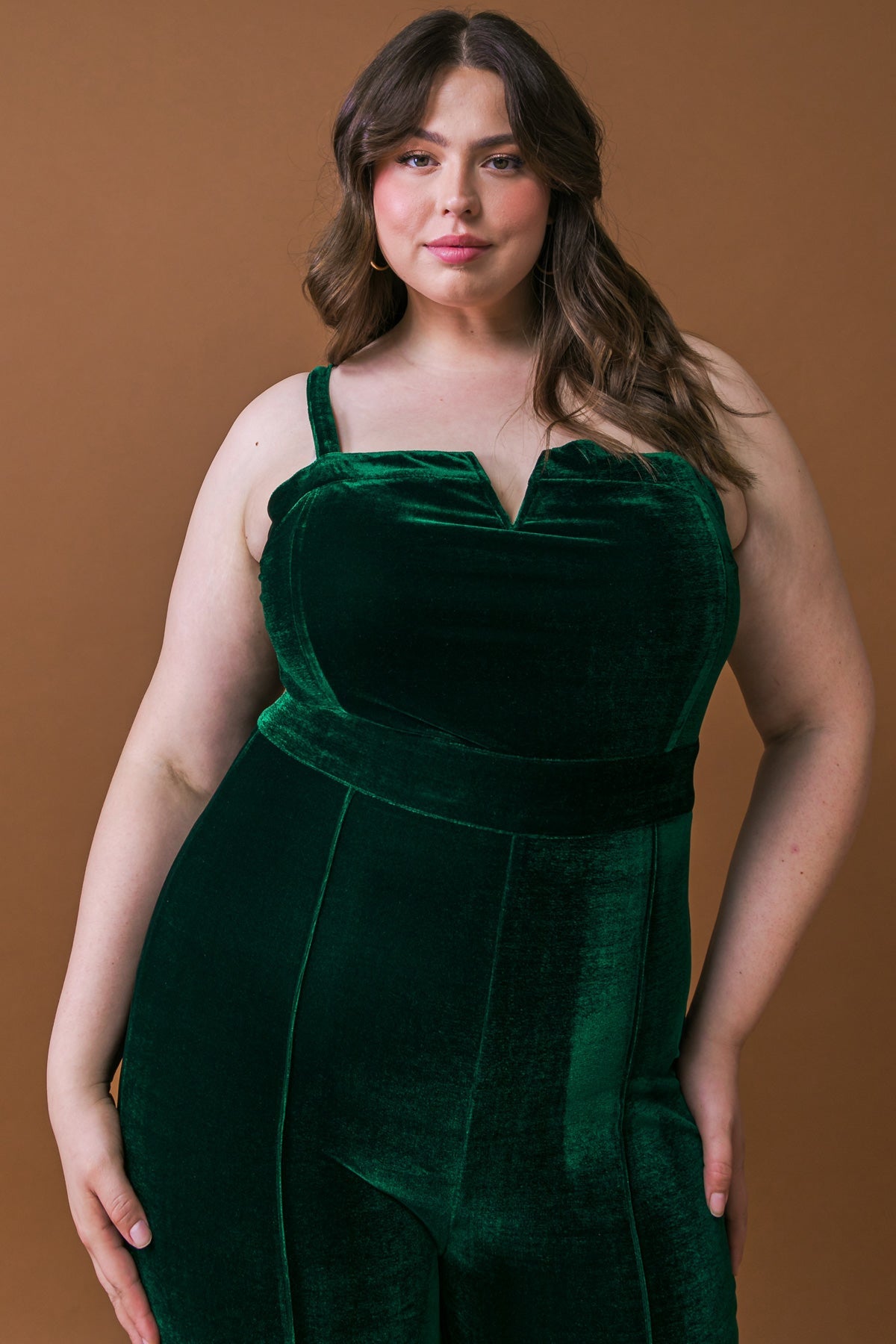 TWILIGHT HOUR VELVET JUMPSUIT