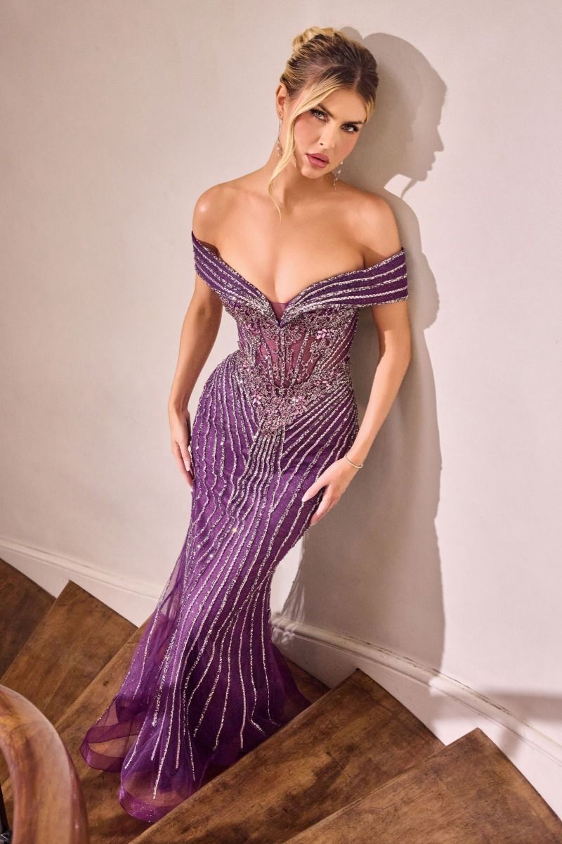 BIANCA GOWN - MERMAID BEADED EVENING DRESS