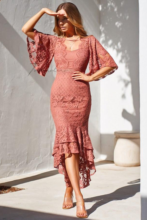 Lady Black Tie - Reyna Dress - Mauve