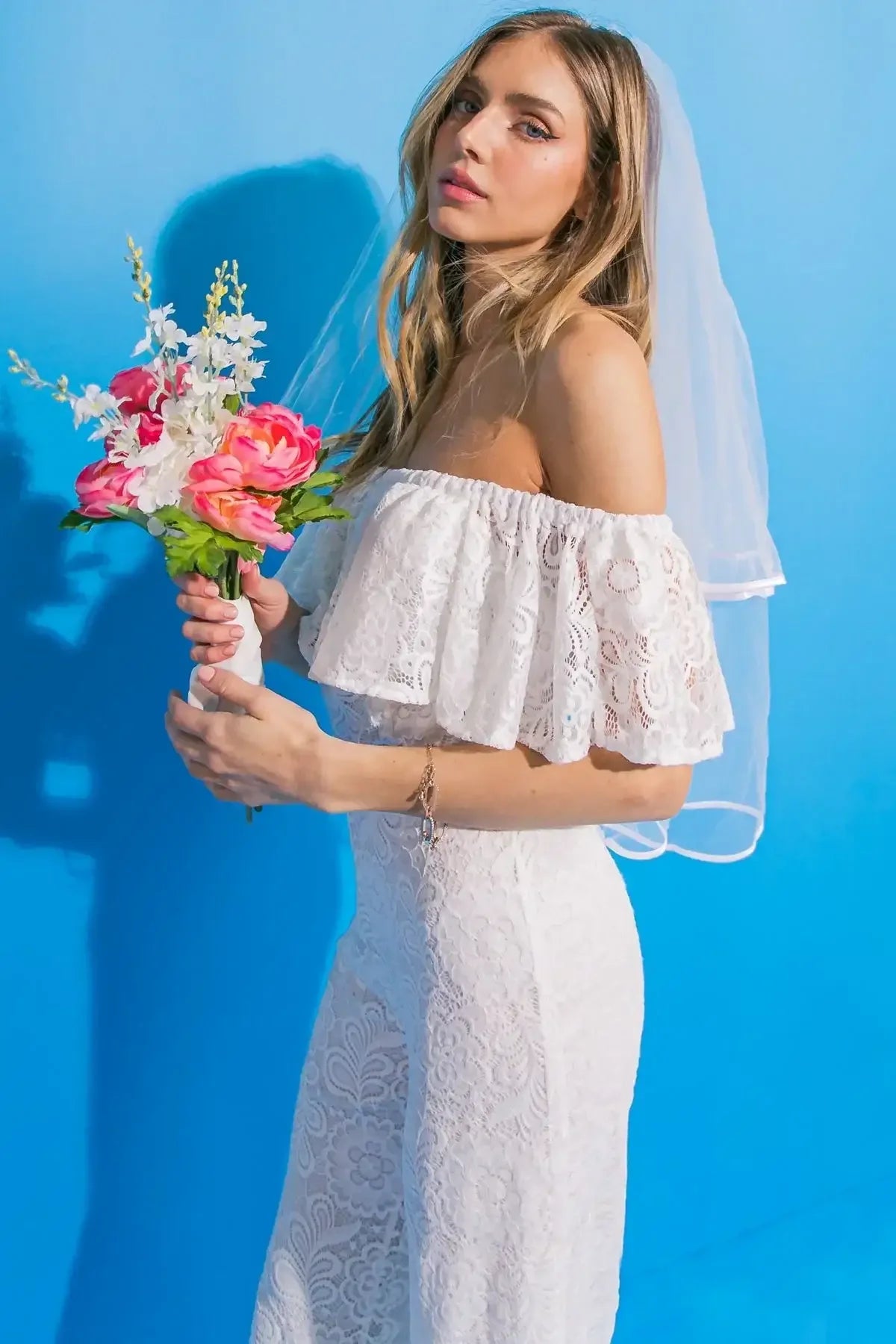 FATE INTERVENES WHITE LACE JUMPSUIT