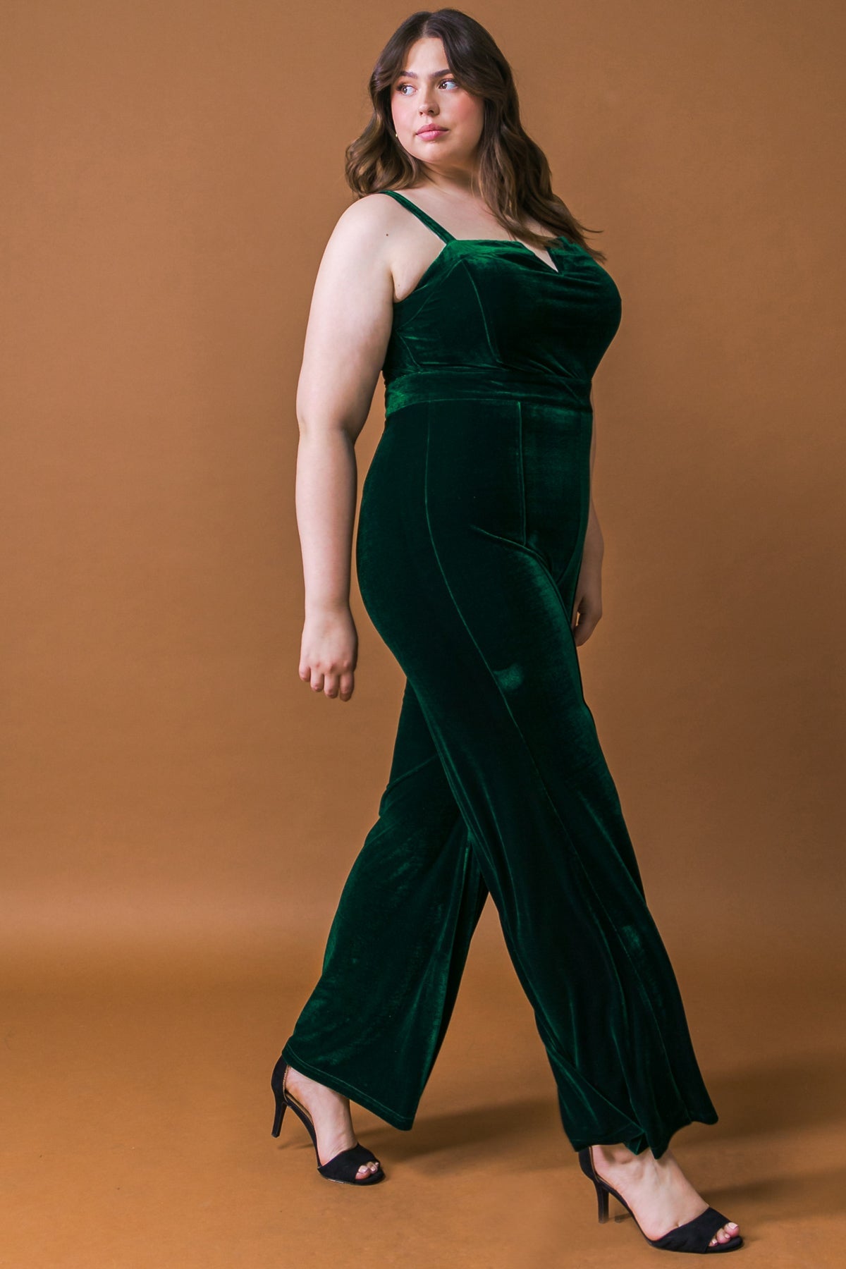 TWILIGHT HOUR VELVET JUMPSUIT