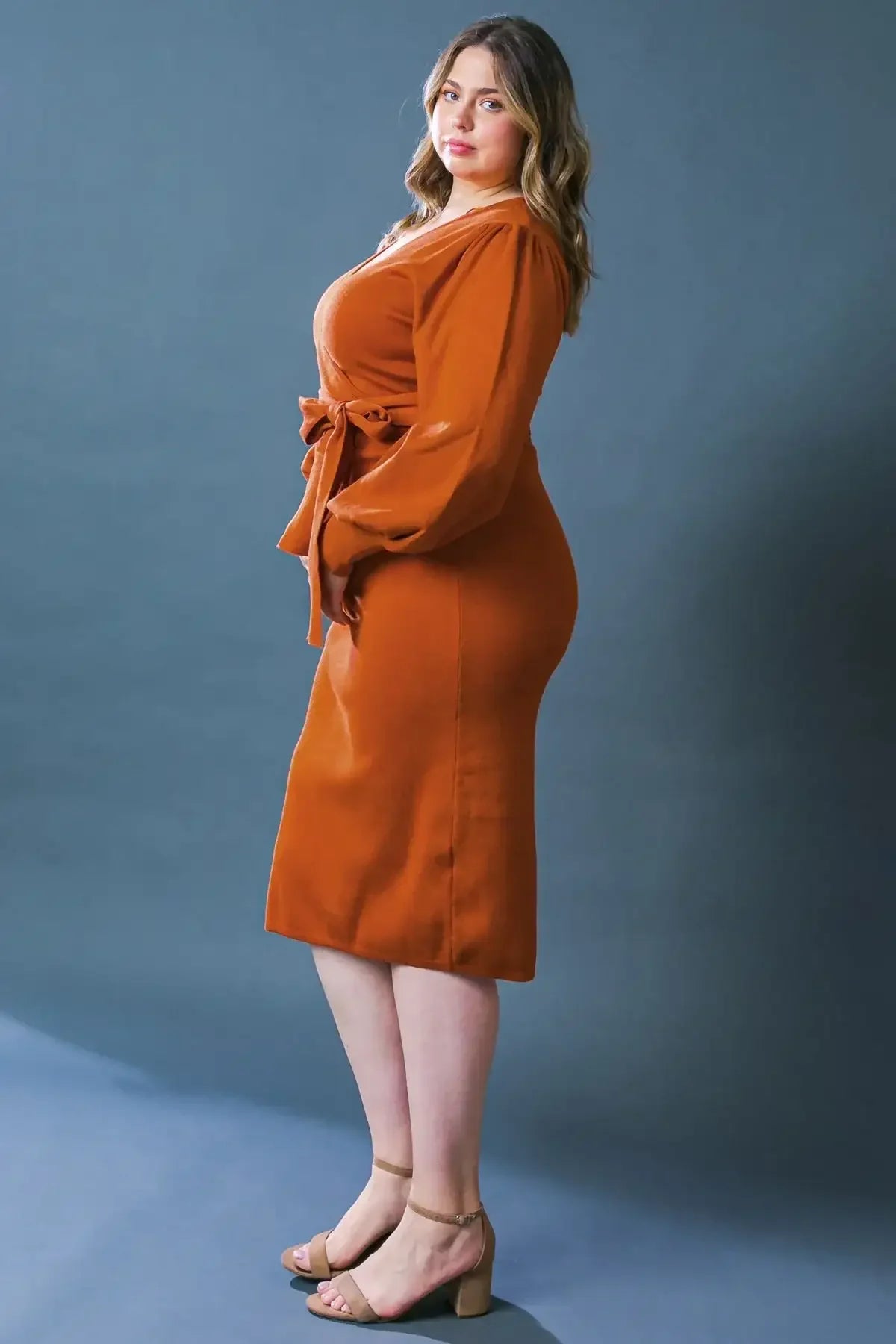 MATILDA MIDI LONG SLEEVE SWEATER DRESS