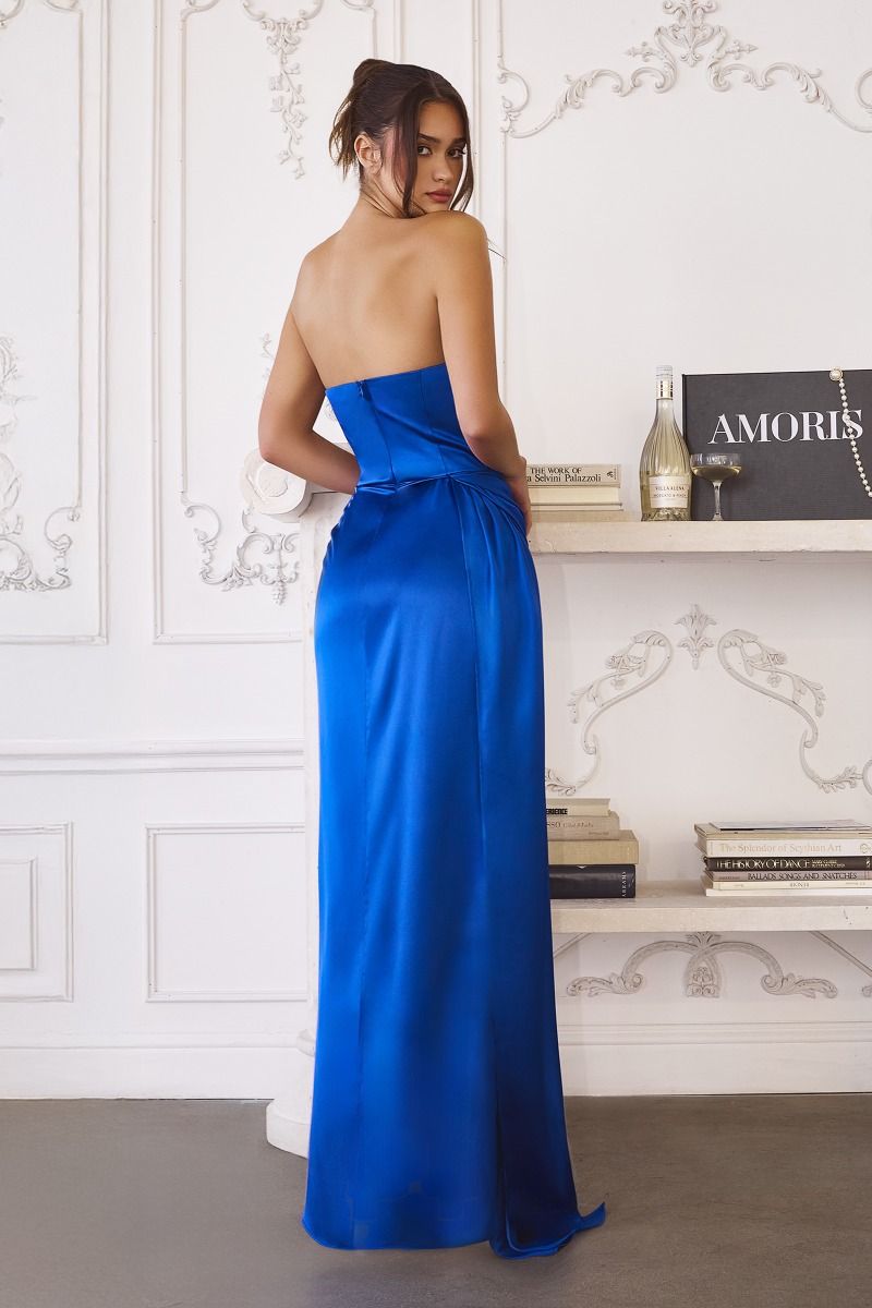 Greyson Gown - Strapless Satin Dress