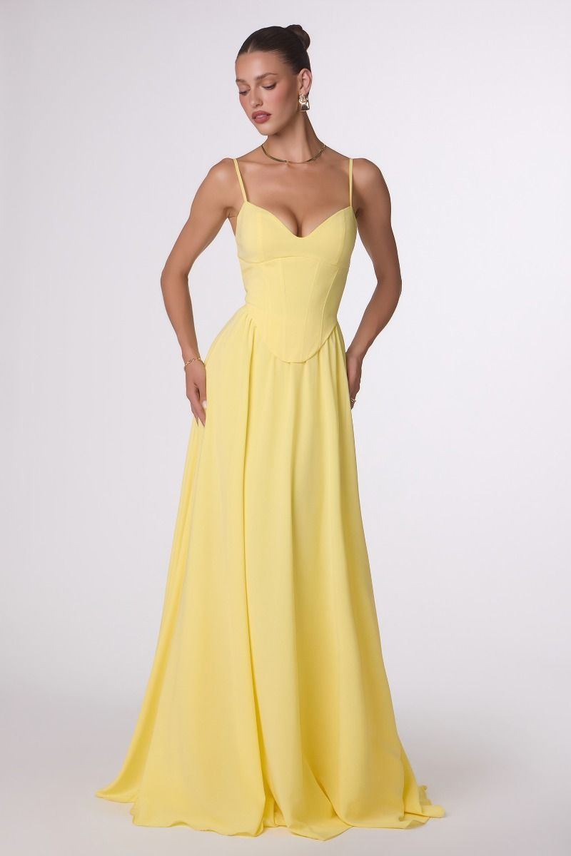 long chiffon dress Elsie Modern A-Line Sleeves Dresses, Dusty Blue this formal dress is made for you Elegant Floral Chiffon Long Sleeve