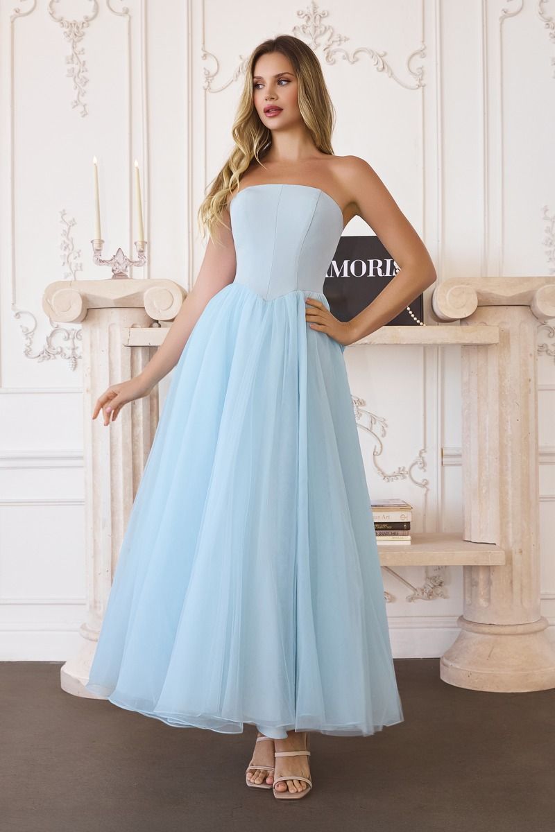 Ophelia Gown | Strapless A-Line Formal Dress with Bow Lady Black Tie Ophelia Gown | Strapless A-Line Formal Dress with Bow Lady Black Tie