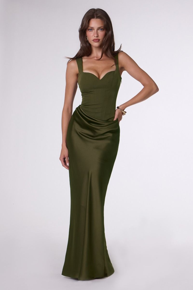 Rylan Gown - Crepe & Satin Evening Dress