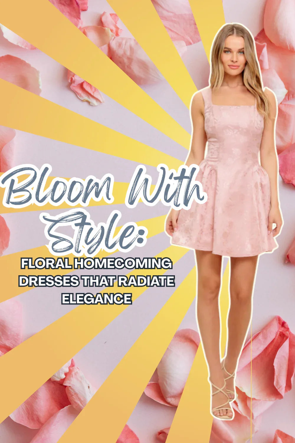 Bloom With Style: Floral Homecoming Dresses That Radiate Elegance