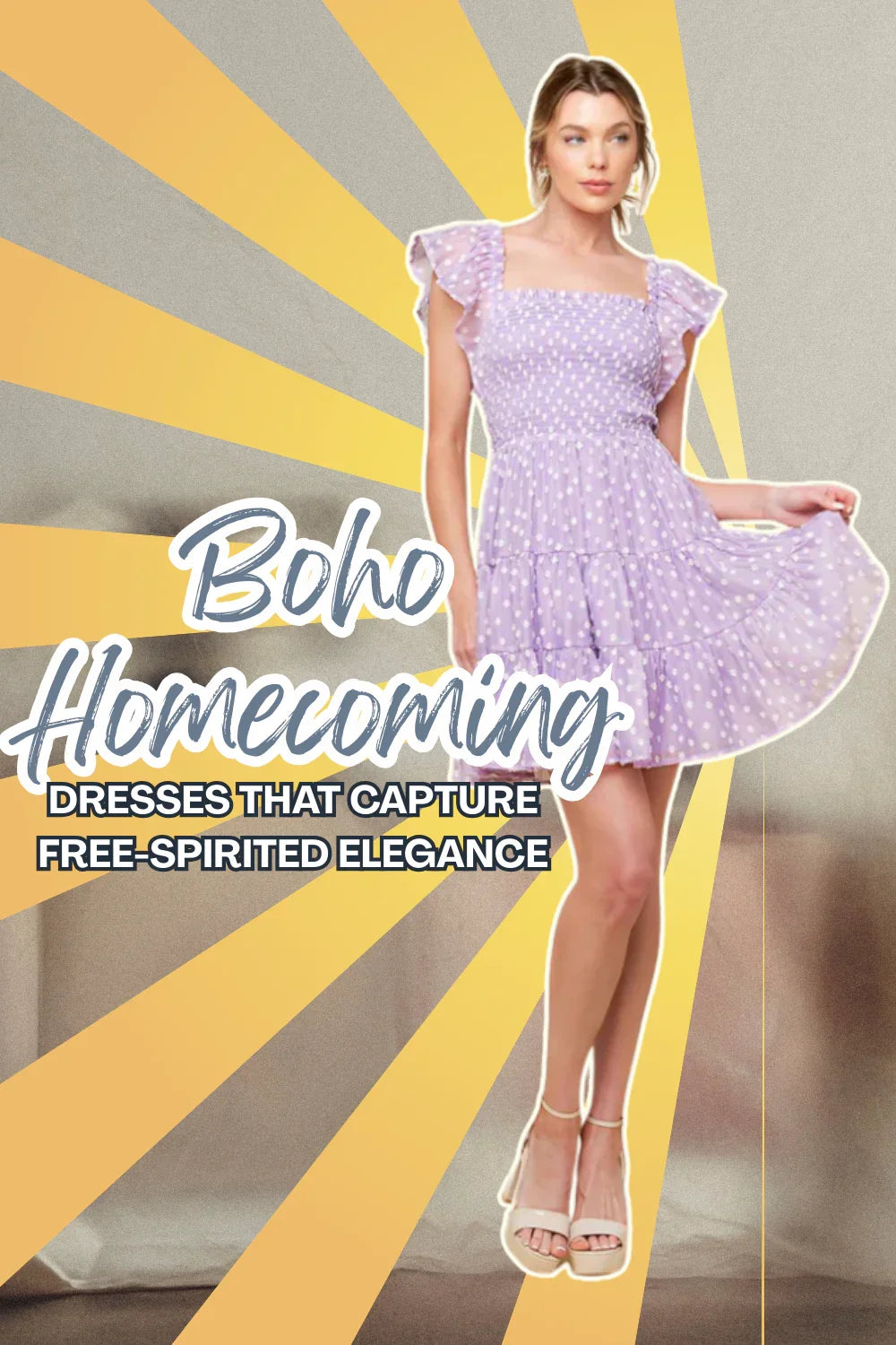 Boho Homecoming Dresses That Capture Free-Spirited Elegance