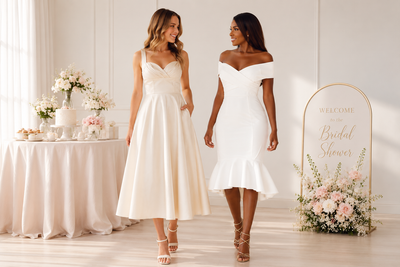 White Bridal Shower Dresses vs Ivory: Which Is Better?