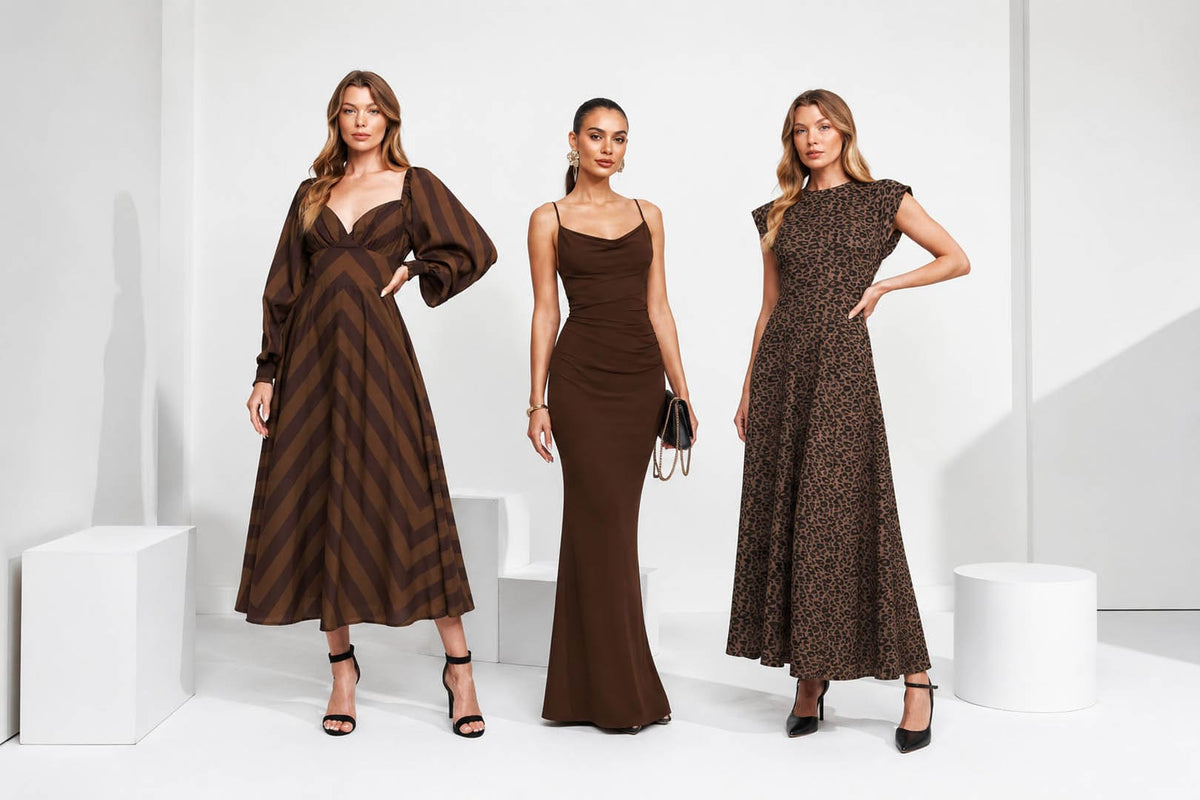 9 Brown Dresses Trends That Never Go Out of Style