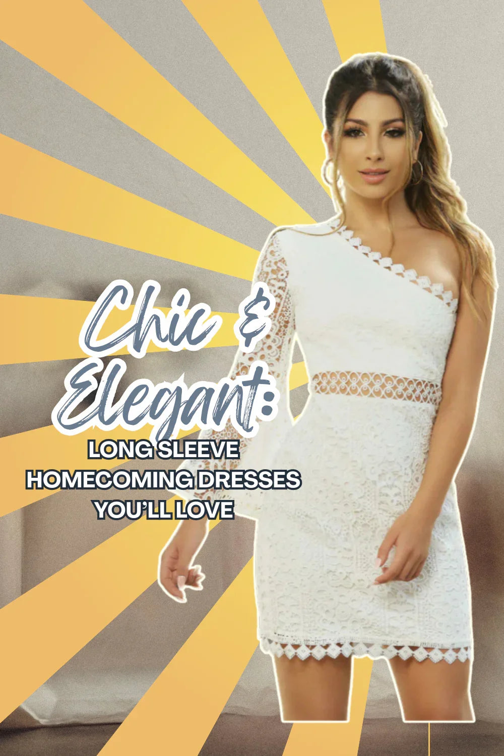 Chic & Elegant: Long Sleeve Homecoming Dresses You’ll Love