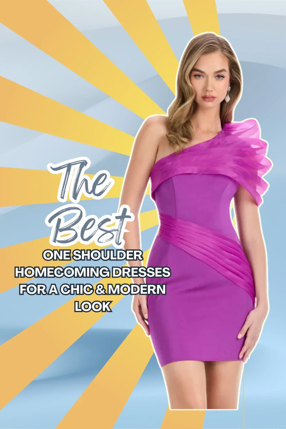 The Best One Shoulder Homecoming Dresses for a Chic & Modern Look