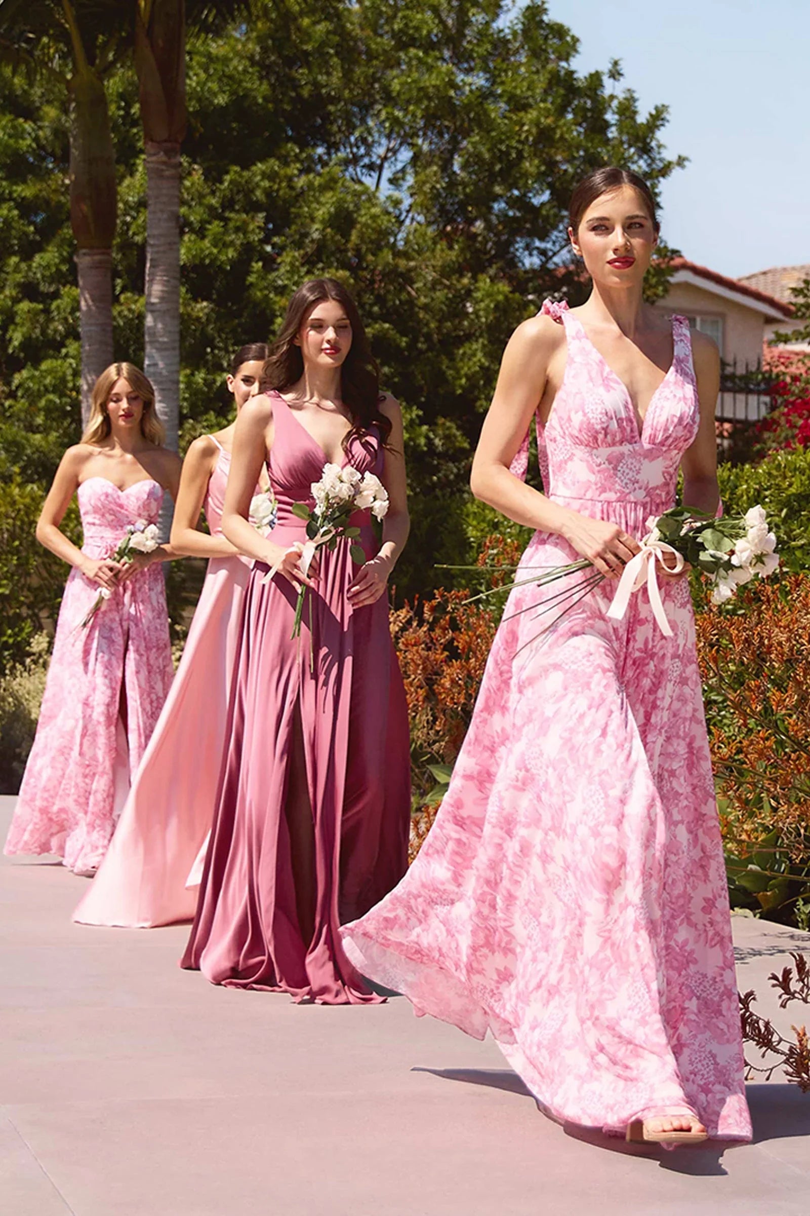 Floor Length Bridesmaid Dresses