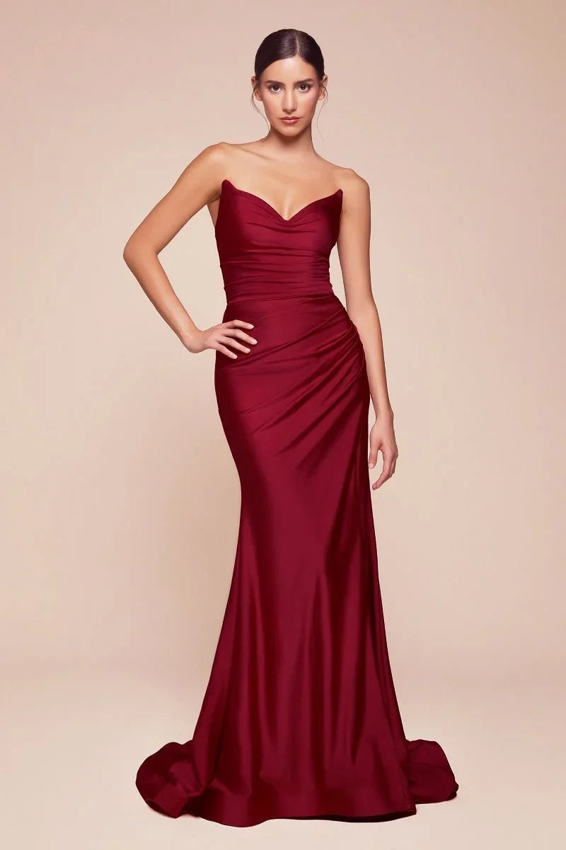 Burgundy Bridesmaid Dresses