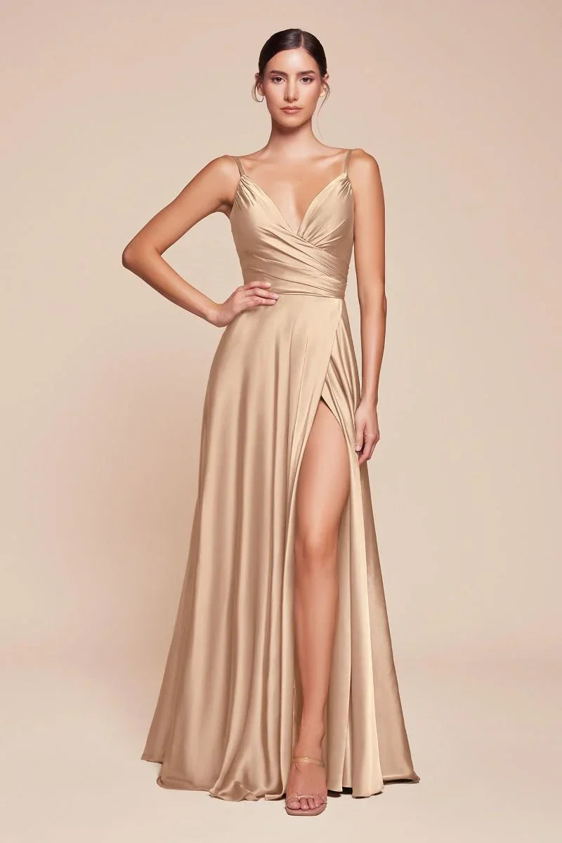 Champagne Gold Bridesmaid Dresses