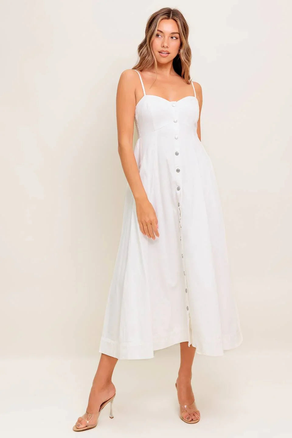 White Midi Dresses