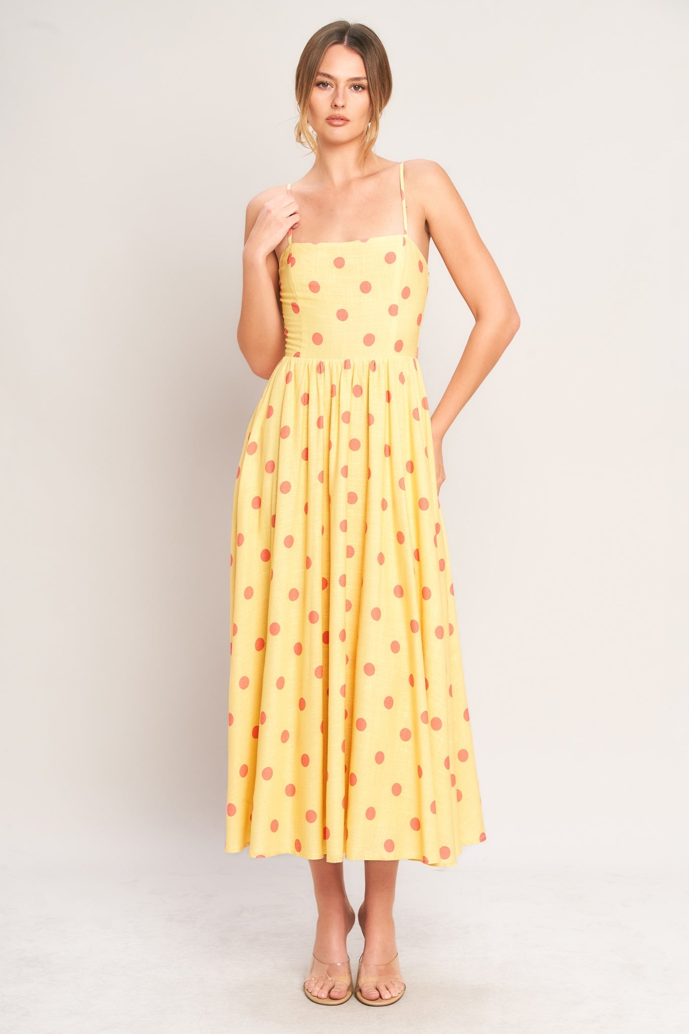 Midi Polka Dot Dresses