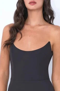 Cat Eye Scoop Neckline Dresses