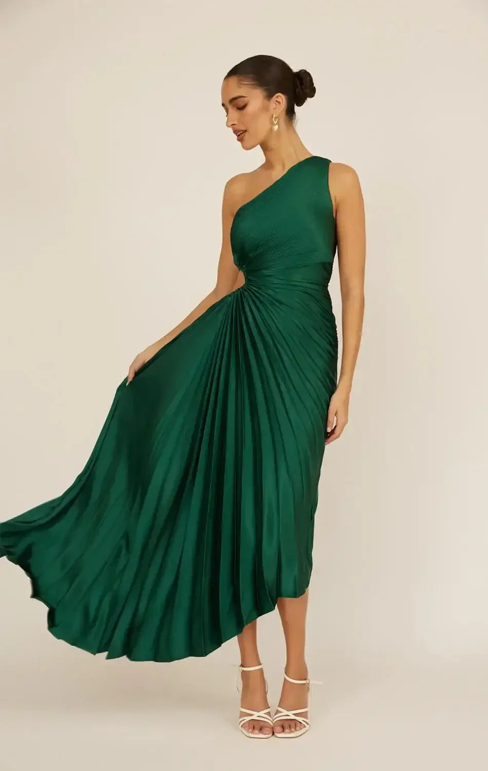 PANAMA MAXI DRESS - KELLY GREEN