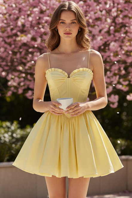 26314 - AVA PRESLEY - CORSET A-LINE MINI DRESS