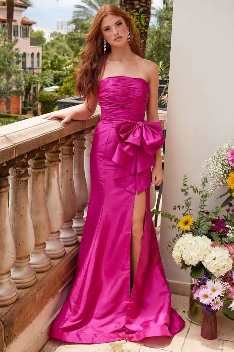 40072 - Ava Presley - Strapless Dress with Bow