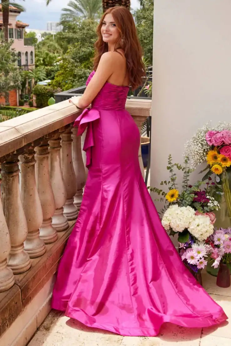 40072 - Ava Presley - Strapless Dress with Bow