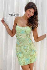 4204 - Primavera - Beaded Vintage Style Short Dress