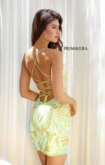 4204 - Primavera - Beaded Vintage Style Short Dress