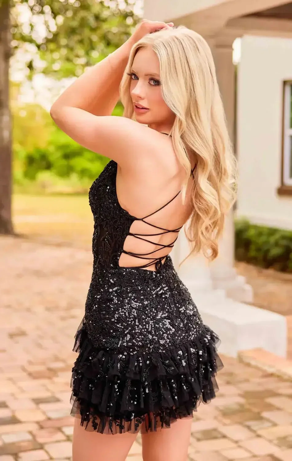 4401 - Primavera - Beaded Cocktail Dress