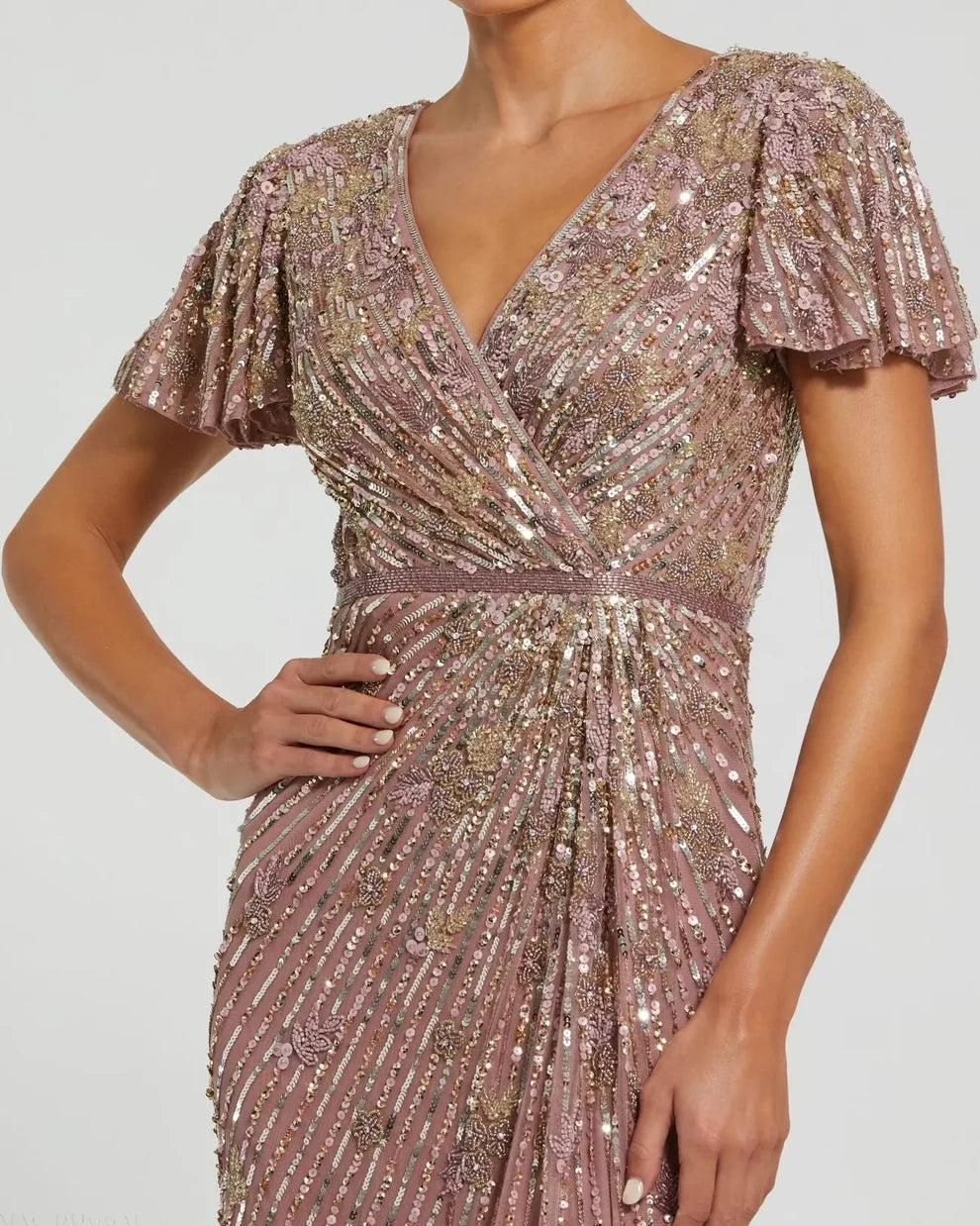 ISC SALE - Paulson Midi - Beaded Vintage Lilac