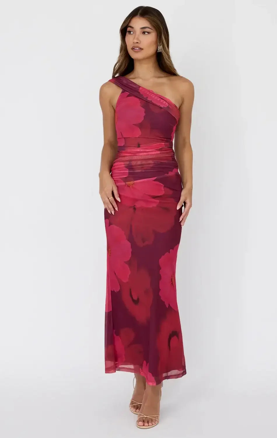 BINDI MAXI DRESS - PINK FLORAL