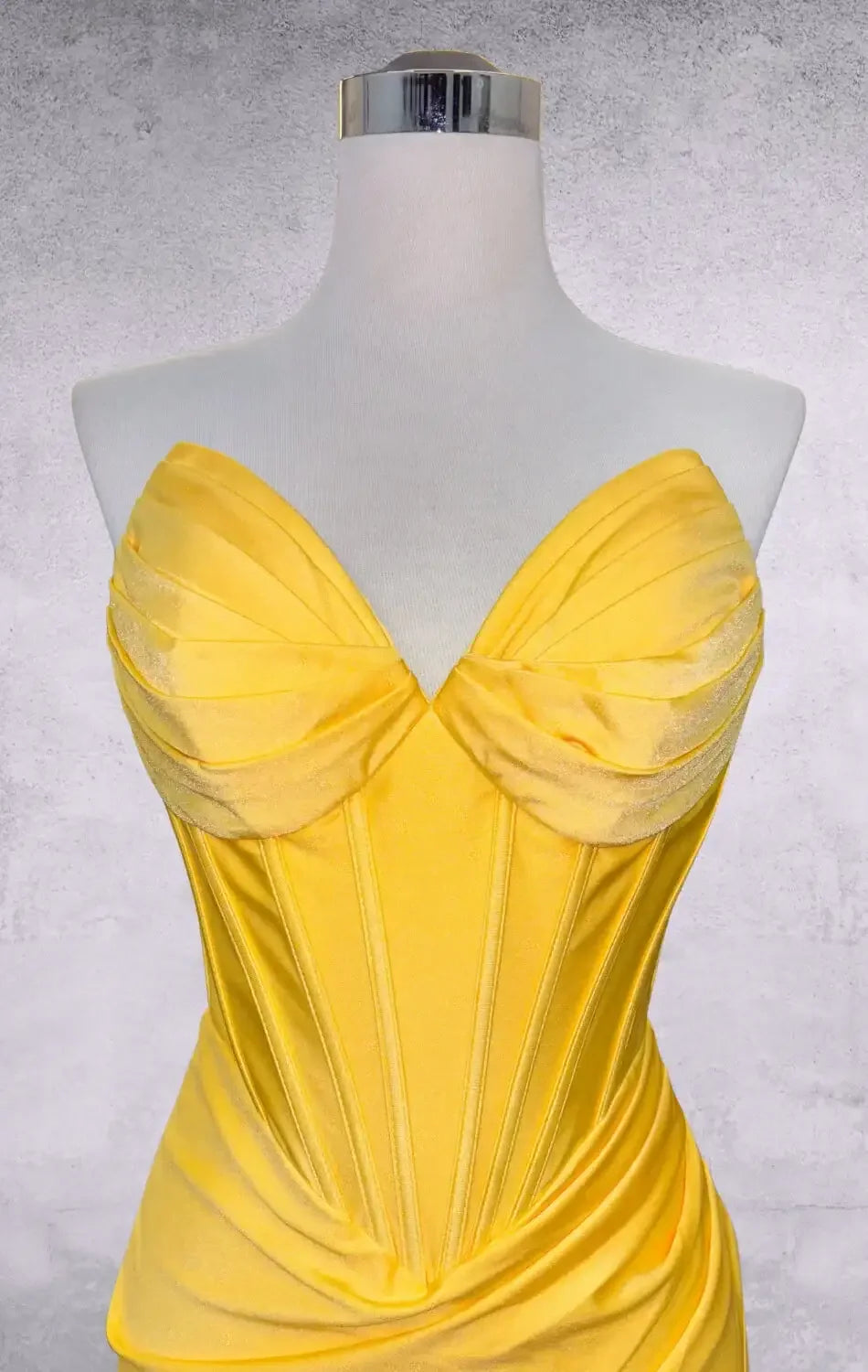 KNOX MINI DRESS - STRAPLESS SATIN COCKTAIL DRESS