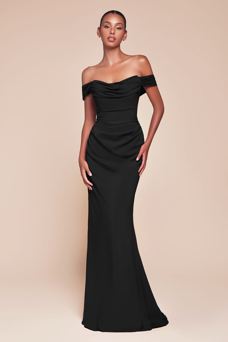 Black Chiffon Bridesmaid Dresses | Lady Black Tie Black Chiffon Bridesmaid Dresses | Lady Black Tie