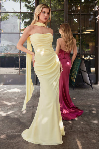 Caitlin Gown - Convertible Tie Chiffon Dress