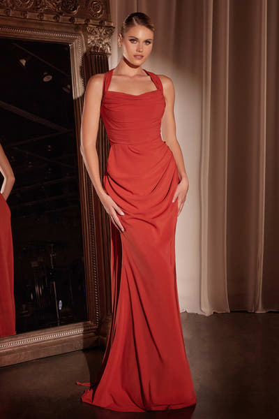 Caitlin Gown - Convertible Tie Chiffon Dress