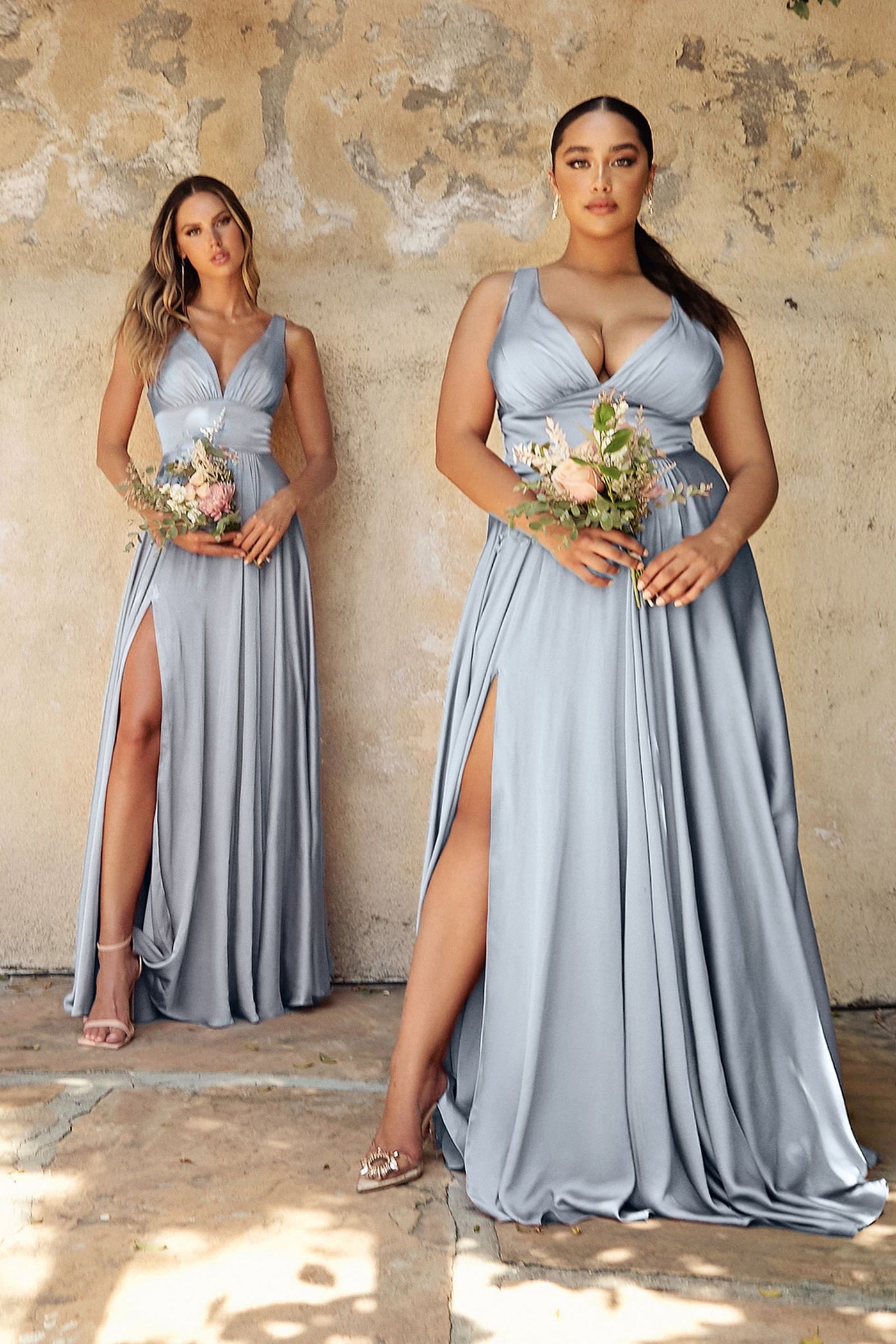 Kinsley Gown - Soft Satin A-line Dress