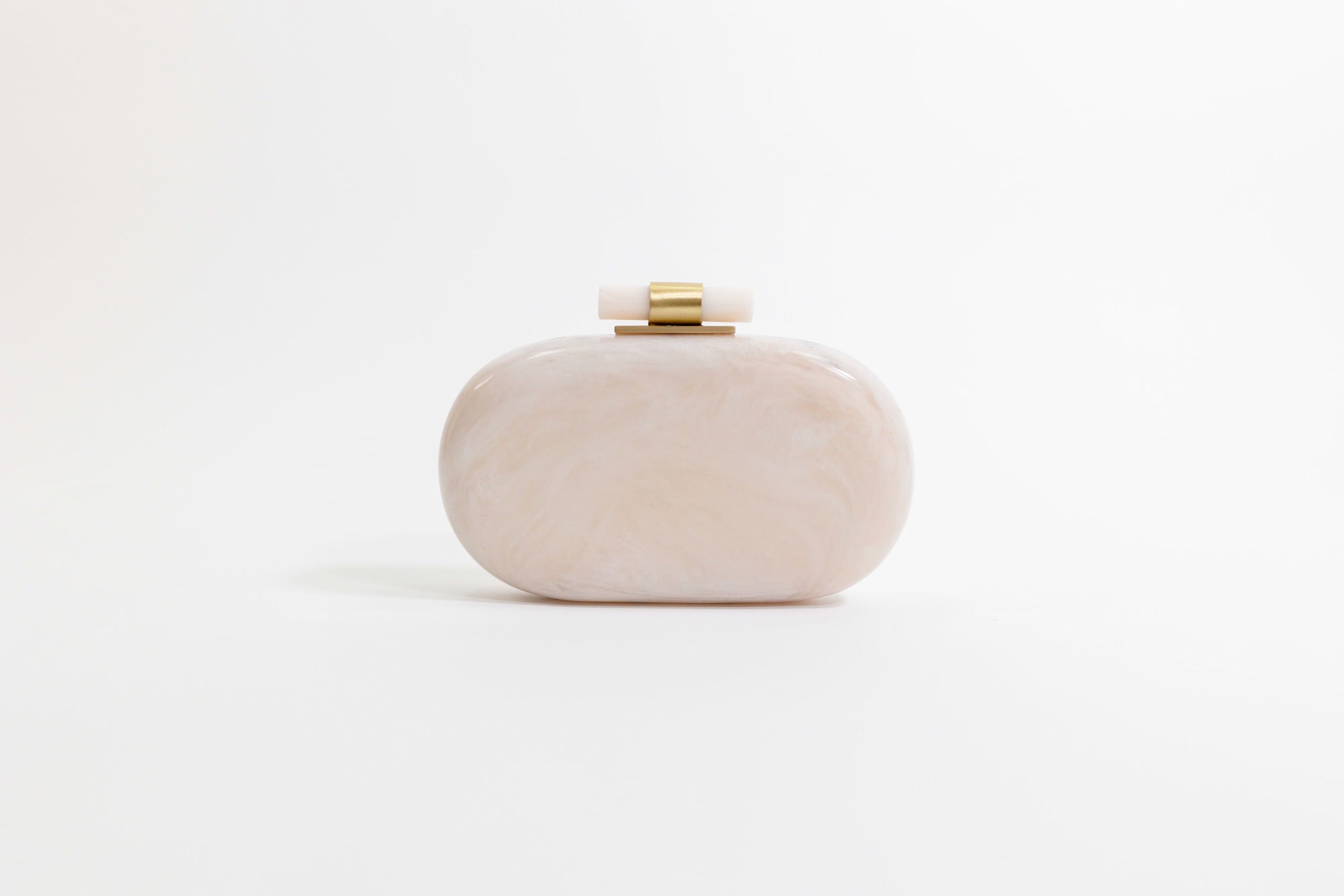 Ethereal Capsule Clutch - Pearl