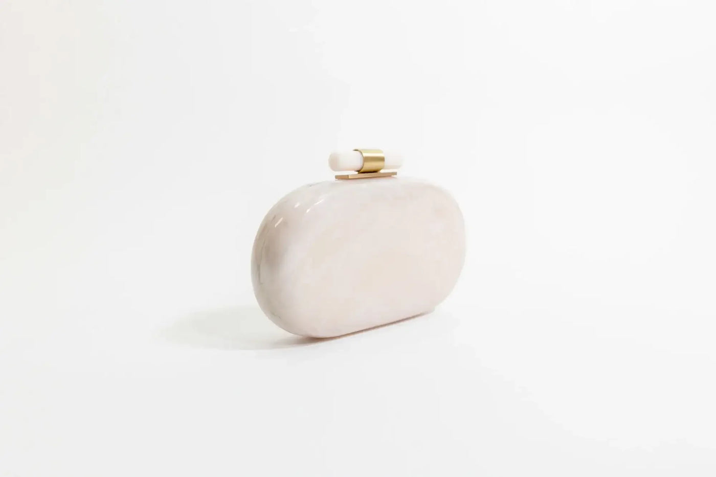 Ethereal Capsule Clutch - Pearl
