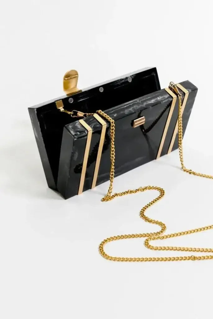 Opulent Clutch - Onyx