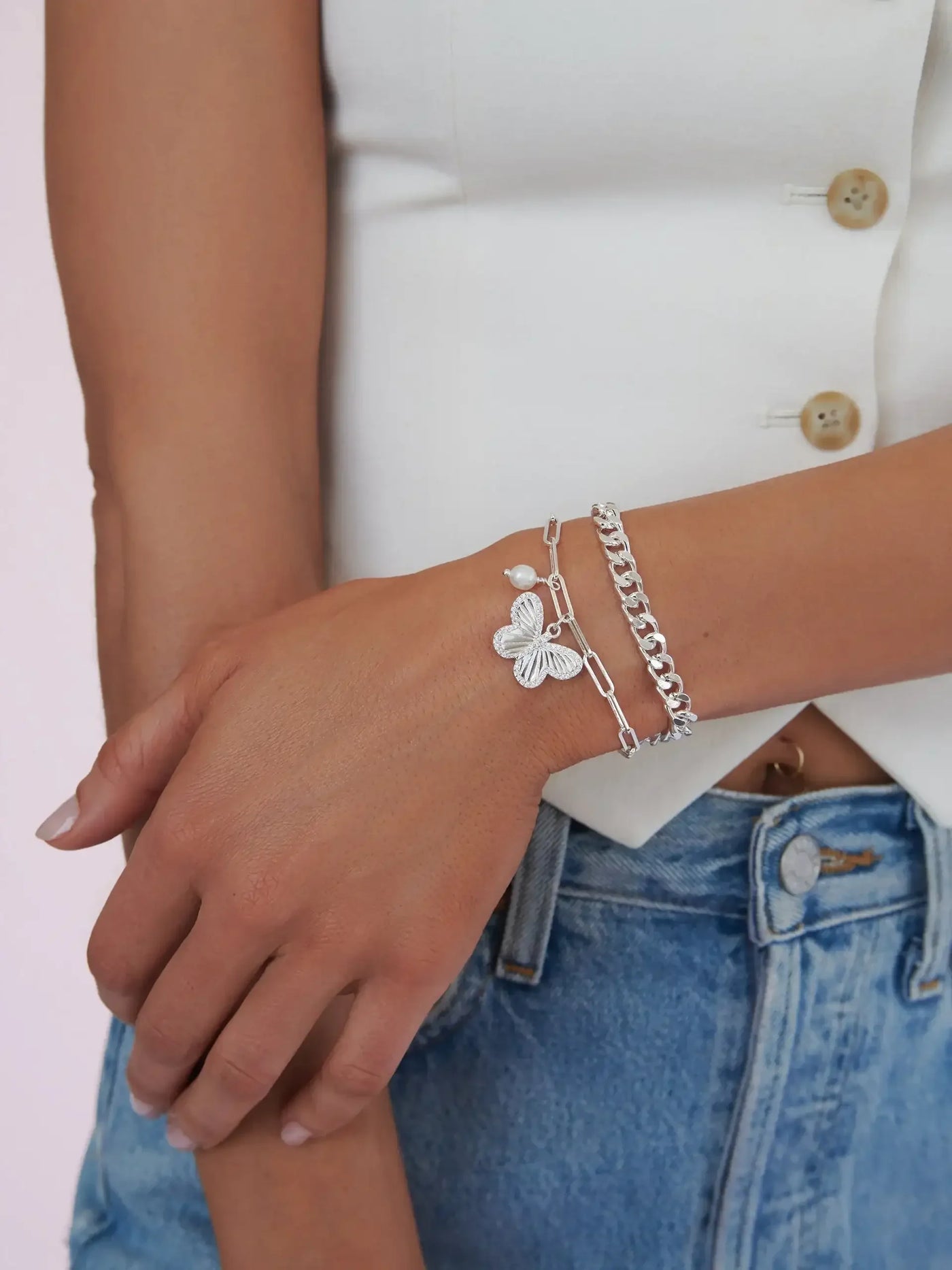 Butterfly Bracelet Set