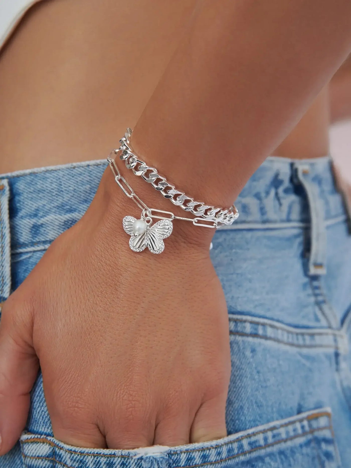 Butterfly Bracelet Set