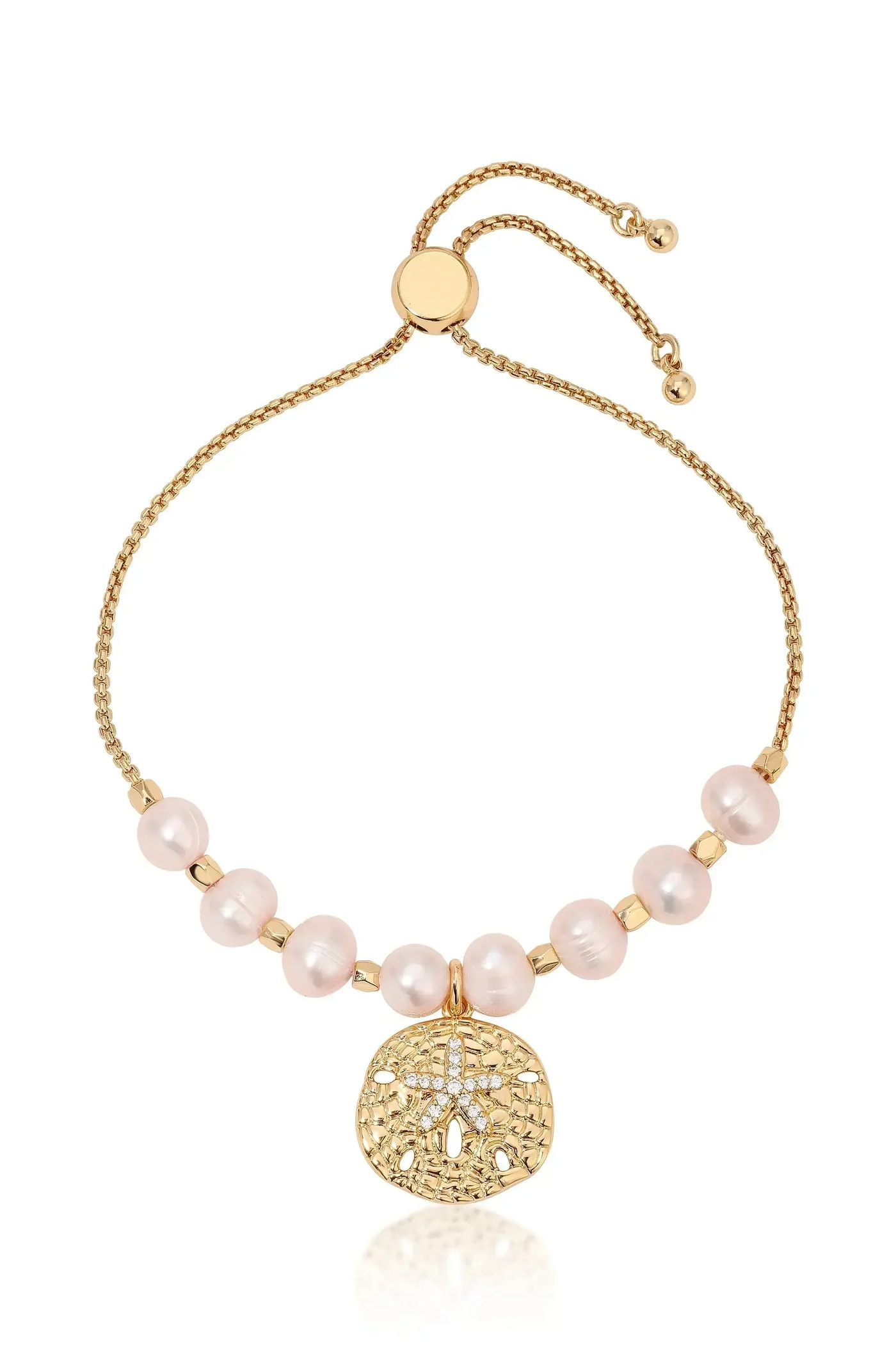 Sand Dollar Adjustable Bracelet