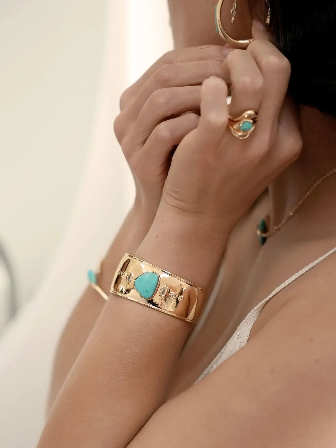 Turquoise Solstice Thick Cuff